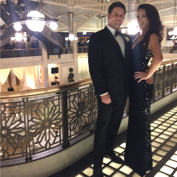 dress the population sequin gown (S) - Picture 8 of 10